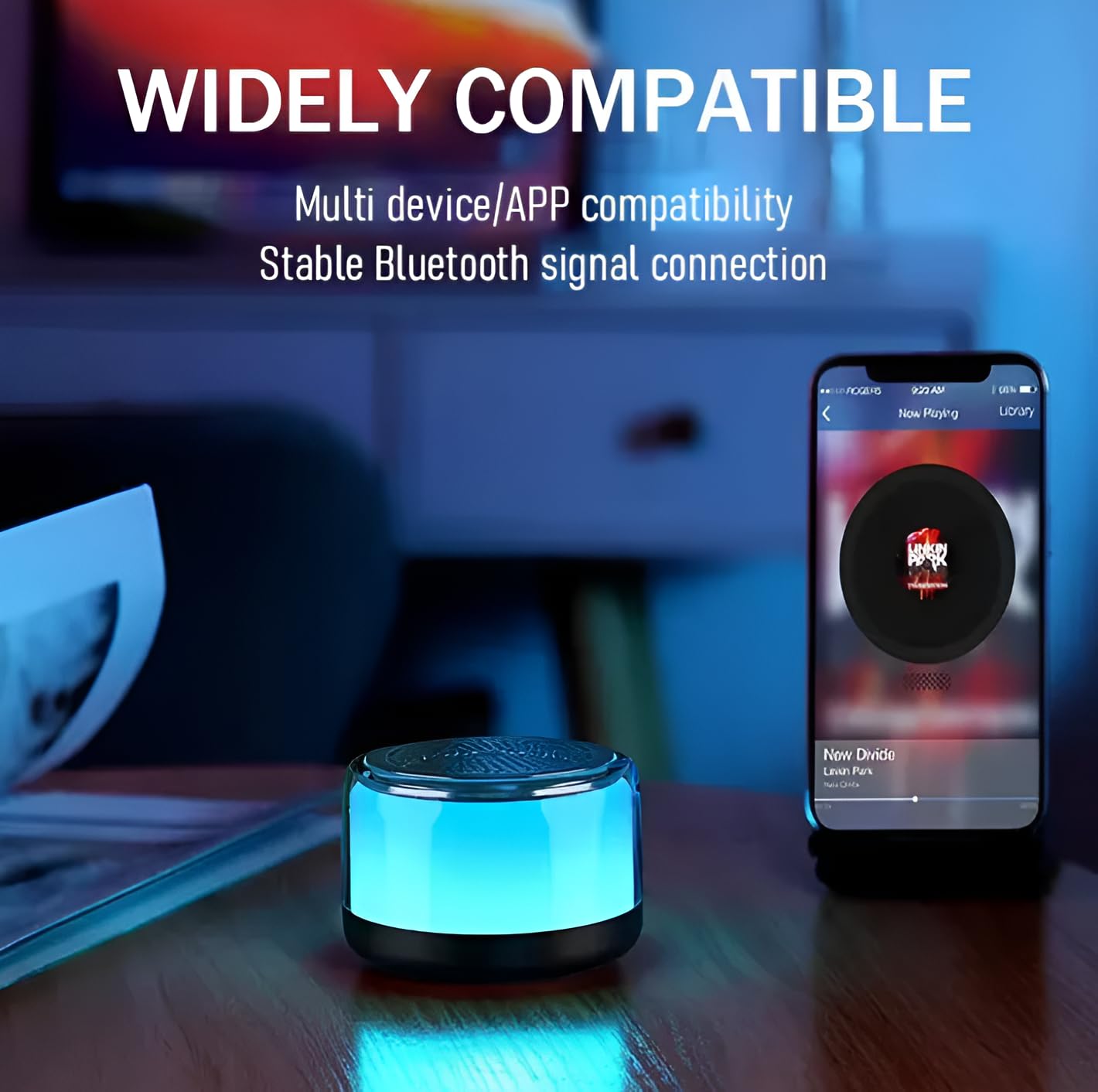 Ultra Mini Wireless RGB Light Bluetooth Speaker