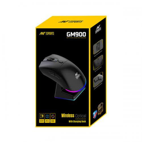 Ant Esports GM900 Gaming Mouse with Charging Dock