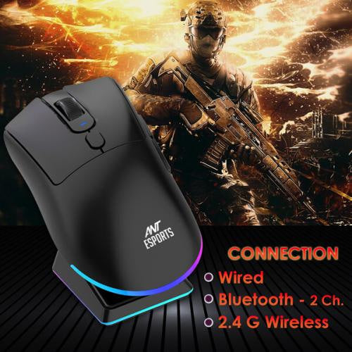 Ant Esports GM900 Gaming Mouse with Charging Dock