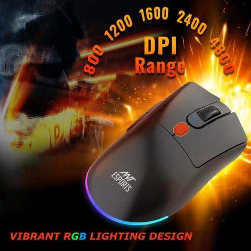 Ant Esports GM900 Gaming Mouse with Charging Dock