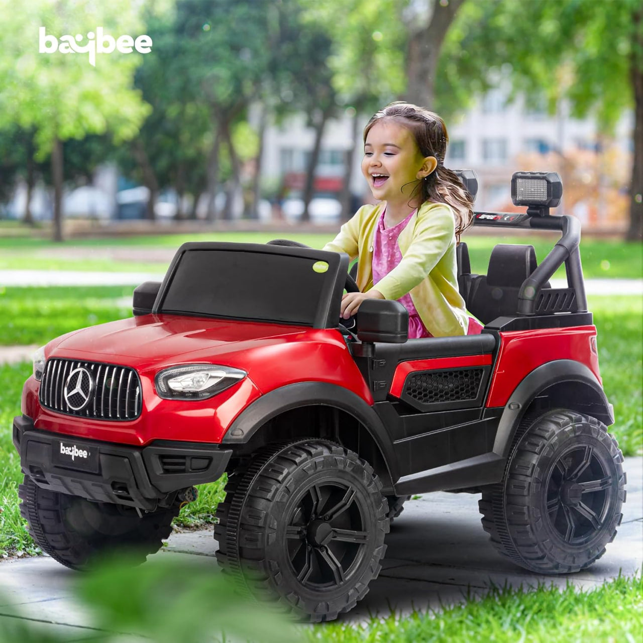 Baybee Renegade 4×4 Battery Operated Jeep for Kids, Ride on Toy Kids Car